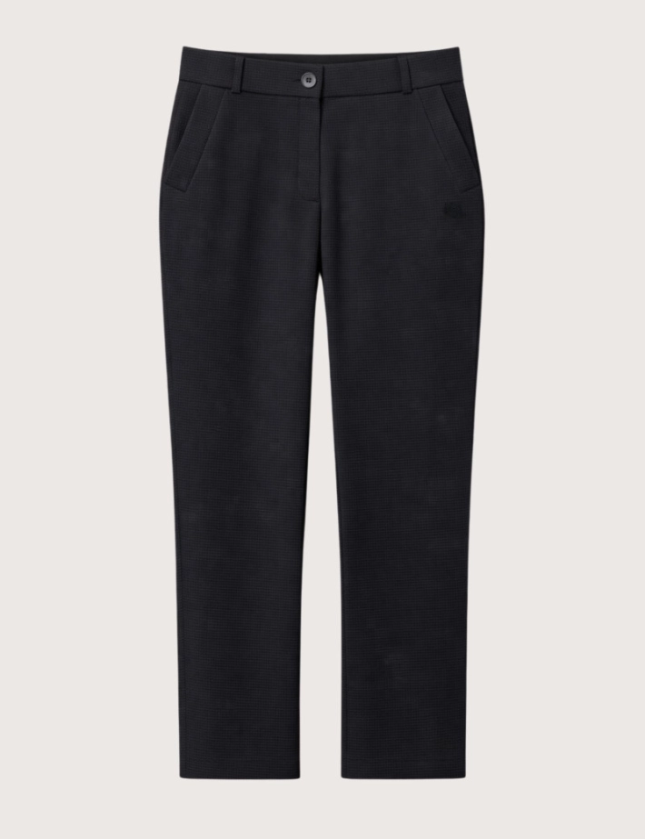 HBT Summer Chic Waffle | Kristin Pantalon Noir