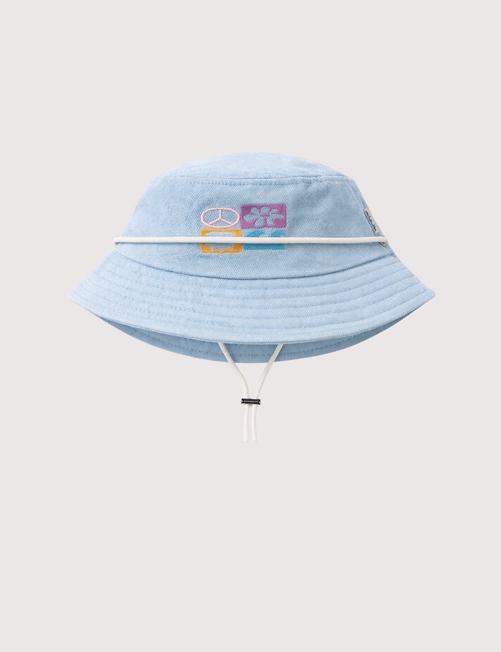 Natif Bob Unisexe Corde Logo Devant Bleu - 2