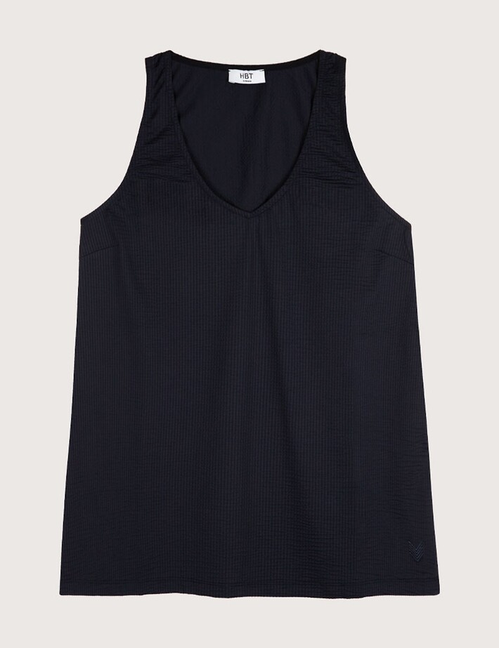 HBT Summer Chic Waffle | Lilly Top Noir