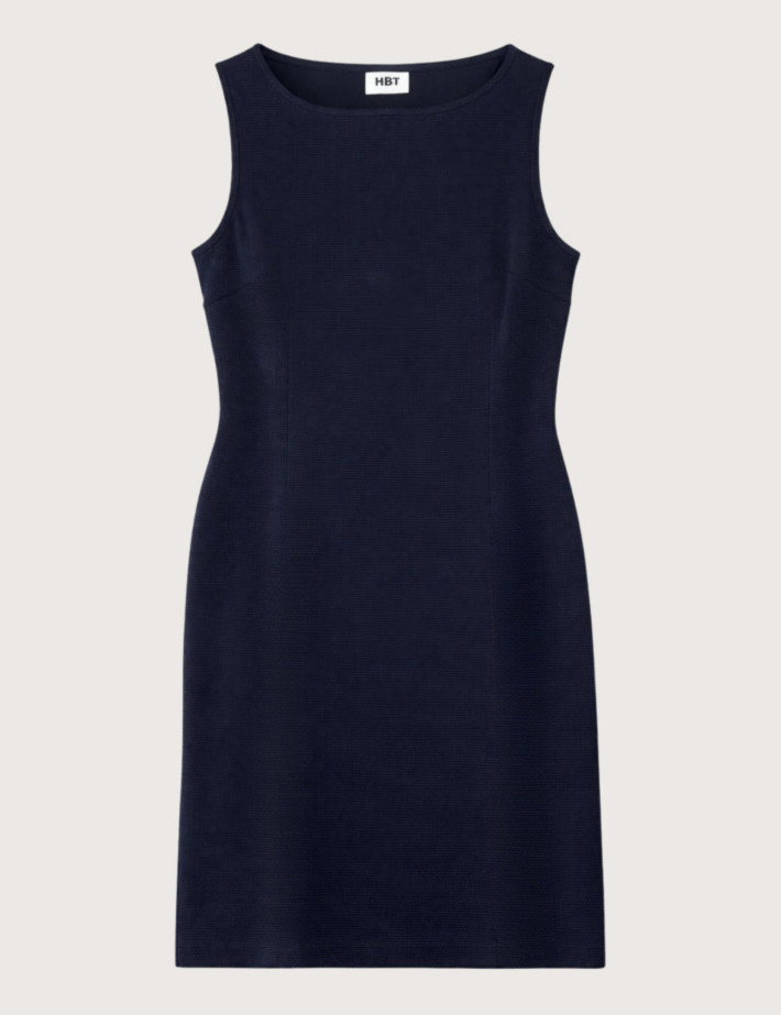 HBT Summer Chic Pique Wave | Roxie Robe Noir