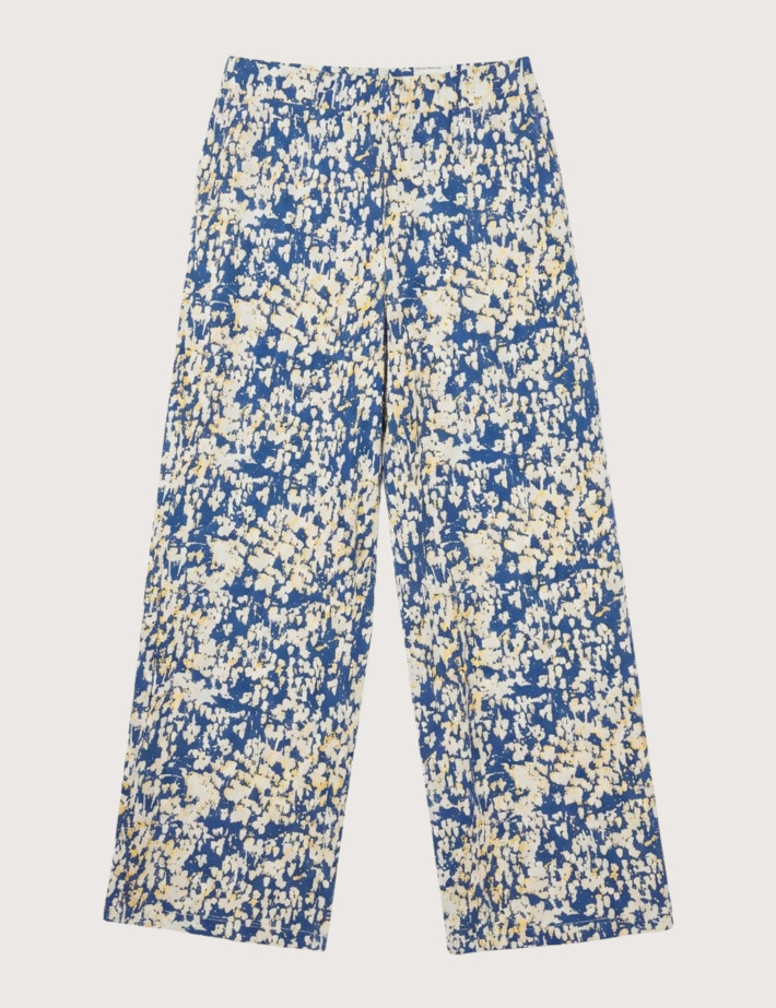 HBT Basics Print | Chloe Pantalon Bleu