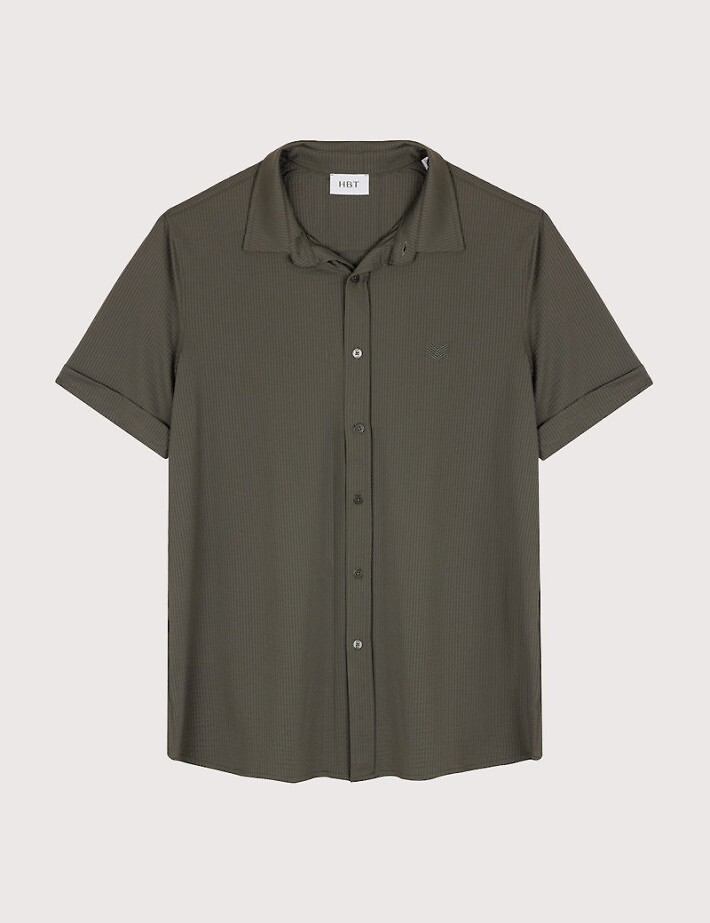 HBT Summer Chic Waffle | Marcello Chemise Kaki