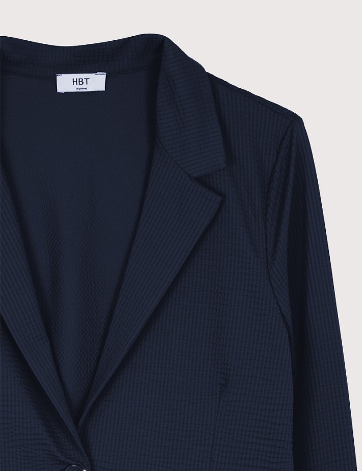 HBT Summer Chic Waffle | Shirley Veste Marine - 2