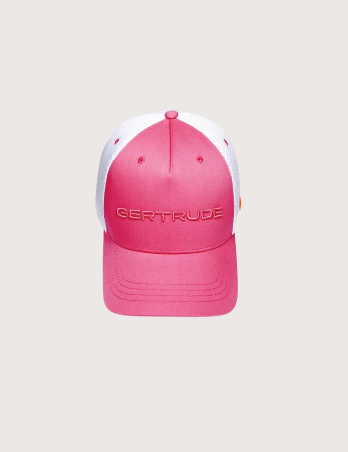 GERTRUDE Casquette Marquage Brodé Mesh Benja Rose - 2