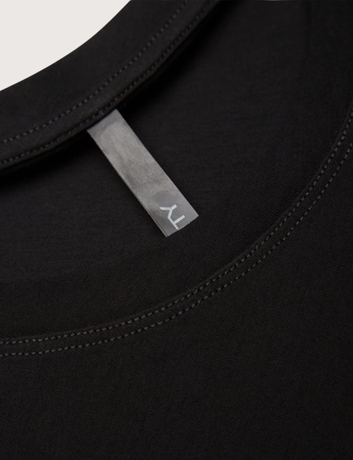Unity T-shirt Homme Col Rond Nerea Crêpe Noir - 2