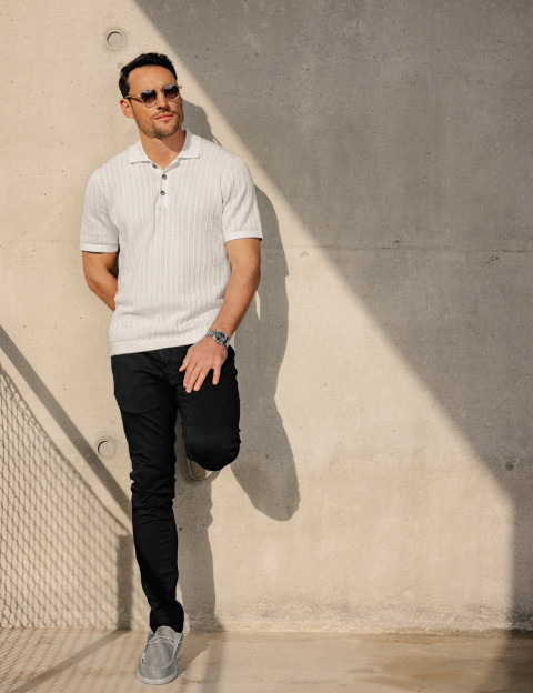 REPLAY Pantalon Chino Homme Noir 098 - 8