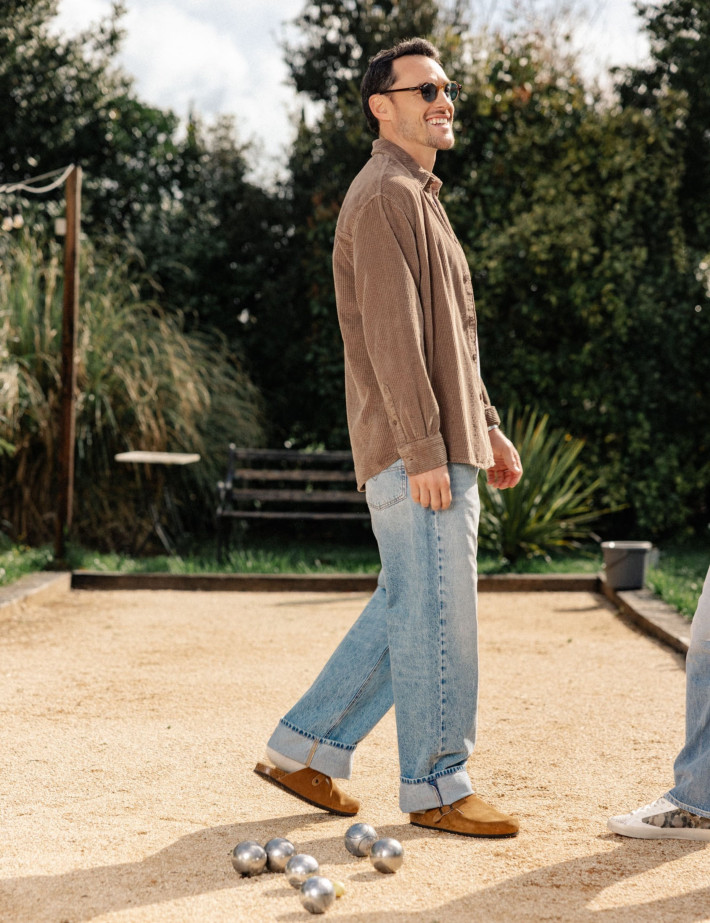Minus One Jeans Jean Homme Coupe Regular Délavé