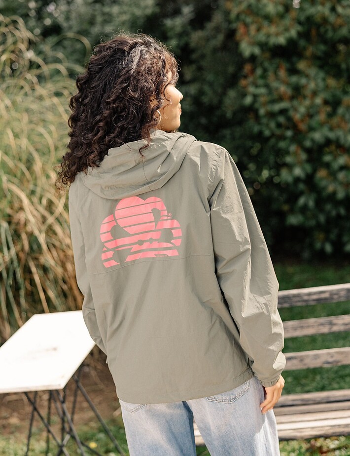 Jonsen Island Veste Mixte Windbreaker Kaki - 7