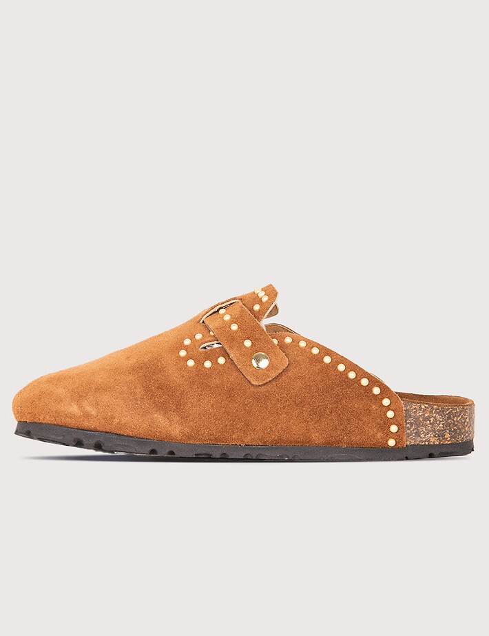 SEMERDJIAN Sabots Femme Amelia Daim Marron SS26 - 4