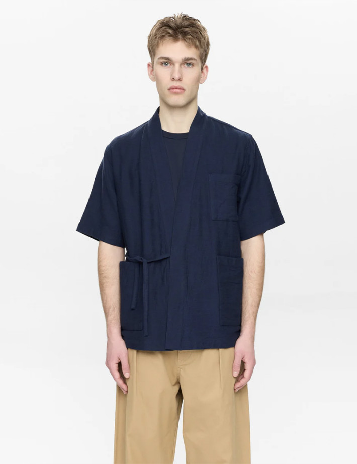 Anerkjendt Kimono Homme Bleu de Chine - 2