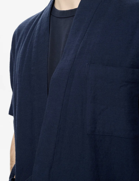 Anerkjendt Kimono Homme Bleu de Chine - 4