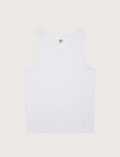 Unity Débardeur Homme Tank Blanc