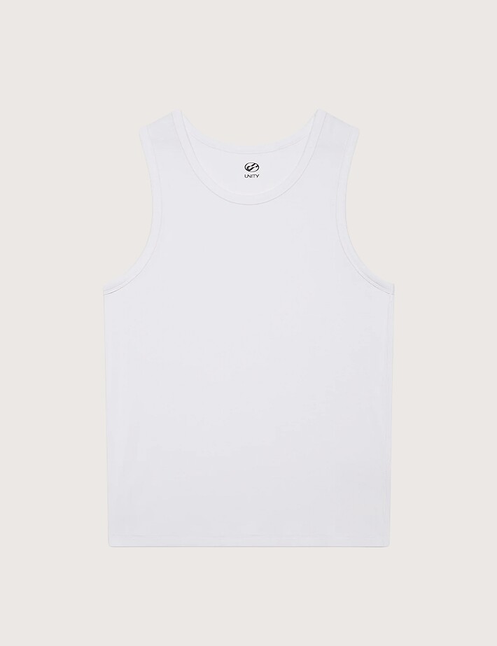 Unity Débardeur Homme Tank Blanc