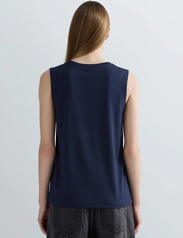 REPLAY Top Femme Slim Marine 500