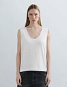 REPLAY Top Femme Slim Blanc 011