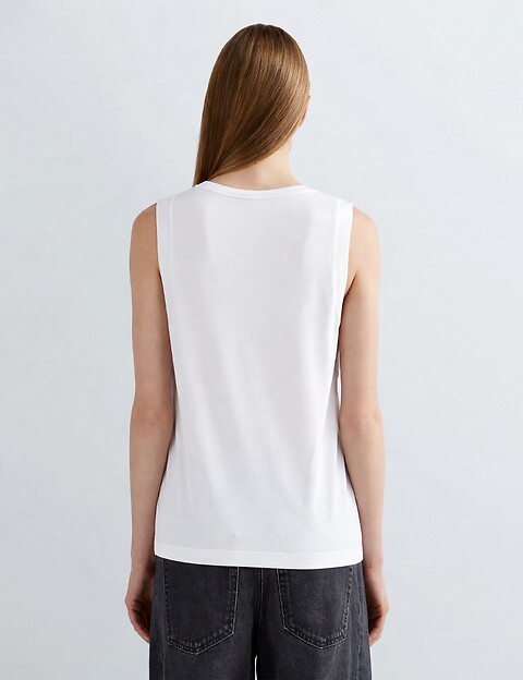 REPLAY Top Femme Slim Blanc 011 - 2