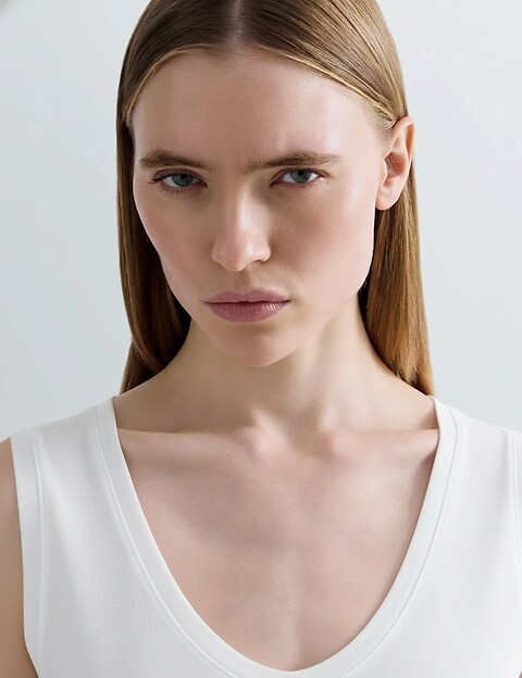 REPLAY Top Femme Slim Blanc 011 - 3