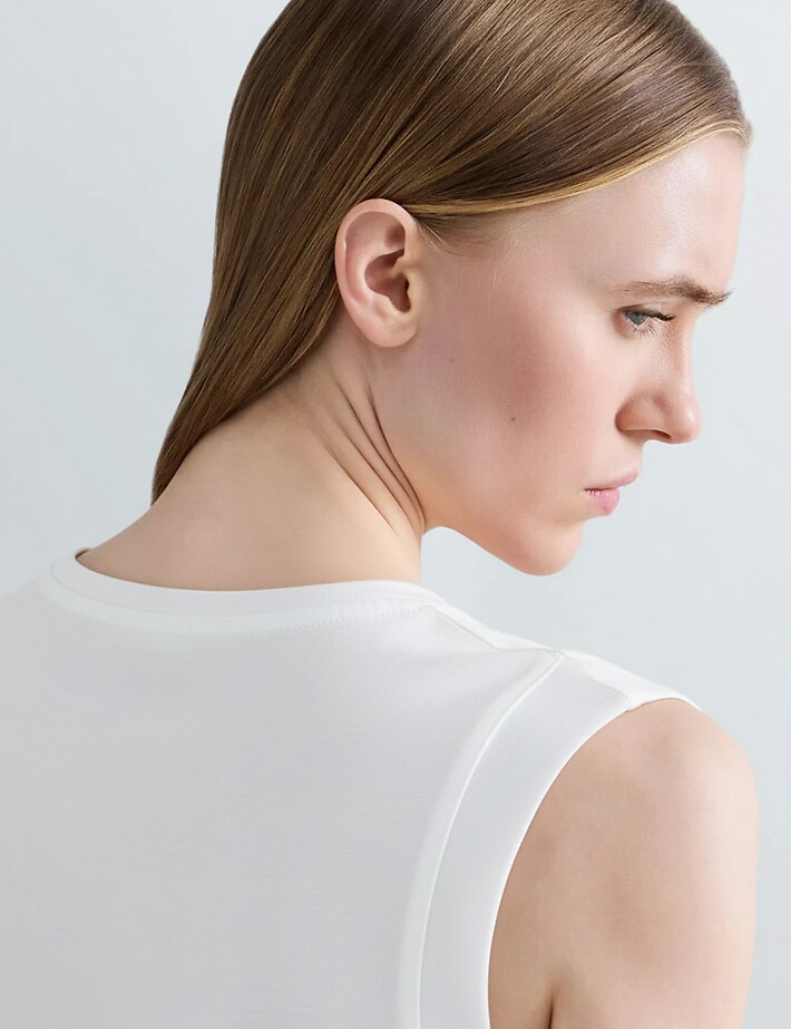 REPLAY Top Femme Slim Blanc 011 - 4