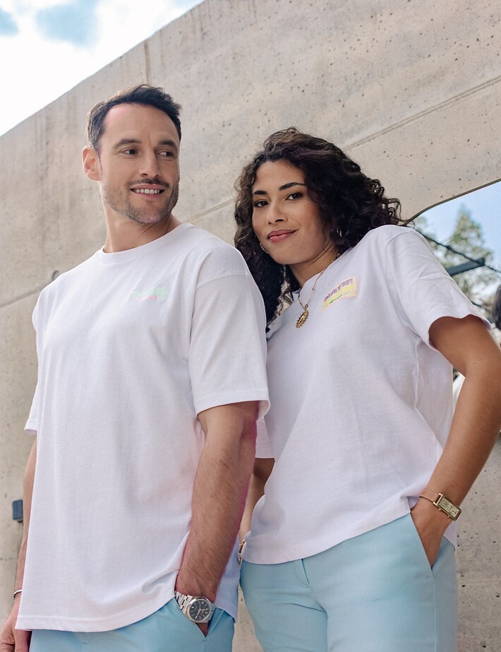 Natif T-Shirt Unisexe Original Bloom Blanc - 4