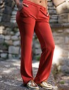 HBT Summer Chic Pique Wave | Jason Pantalon Rouge Femme