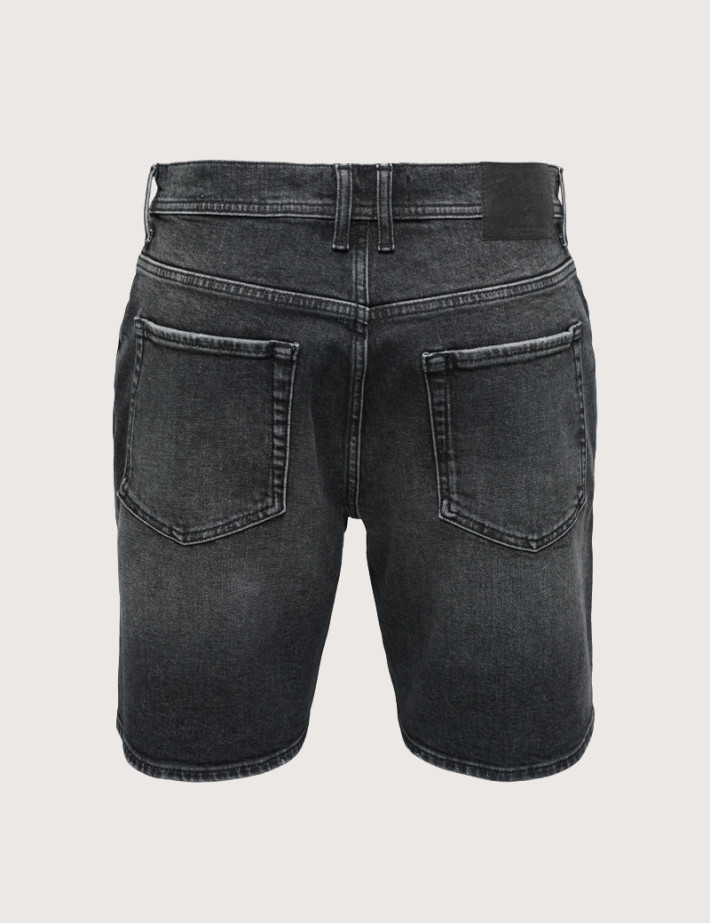 Only & Sons Short Homme Edge en Jean Bleu Brut Noos - 2