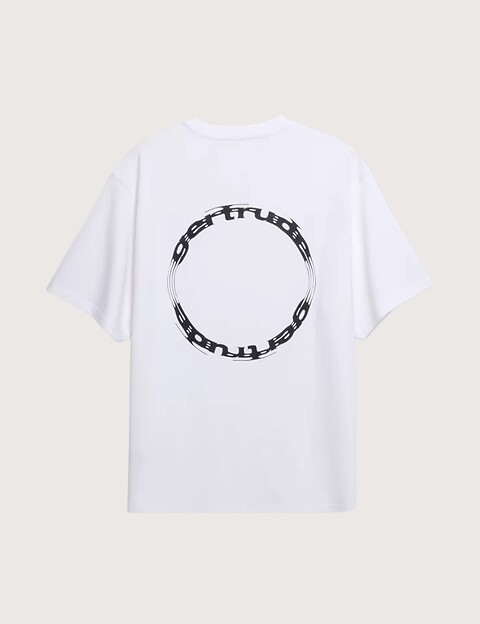 GERTRUDE T-Shirt Mixte Manches Courtes Leonce Cypher Blanc - 7
