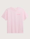 GERTRUDE T-Shirt Mixte Manches Courtes Leonce Geometry Rose