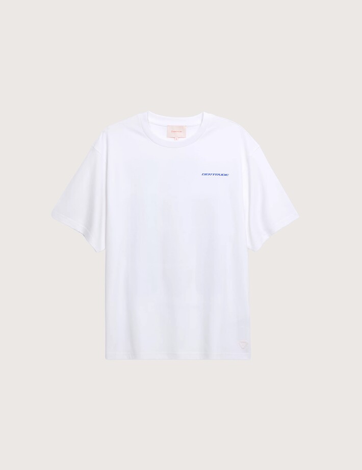 GERTRUDE T-Shirt Enfant Manches Courtes Little Leonce Geometry Blanc - 2