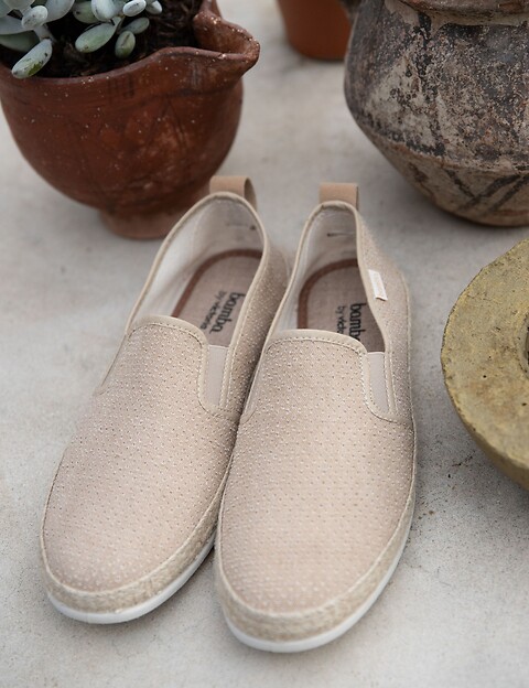 VICTORIA Espadrilles Homme Toile Bamba Beige - 7