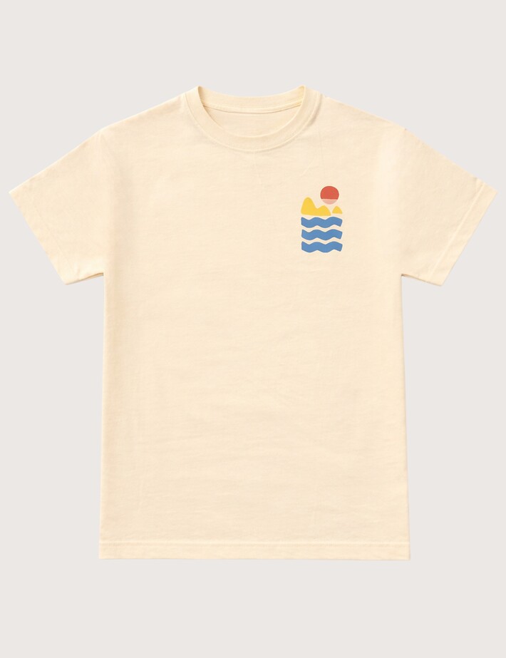 Natif T-Shirt Unisexe Medes Crème