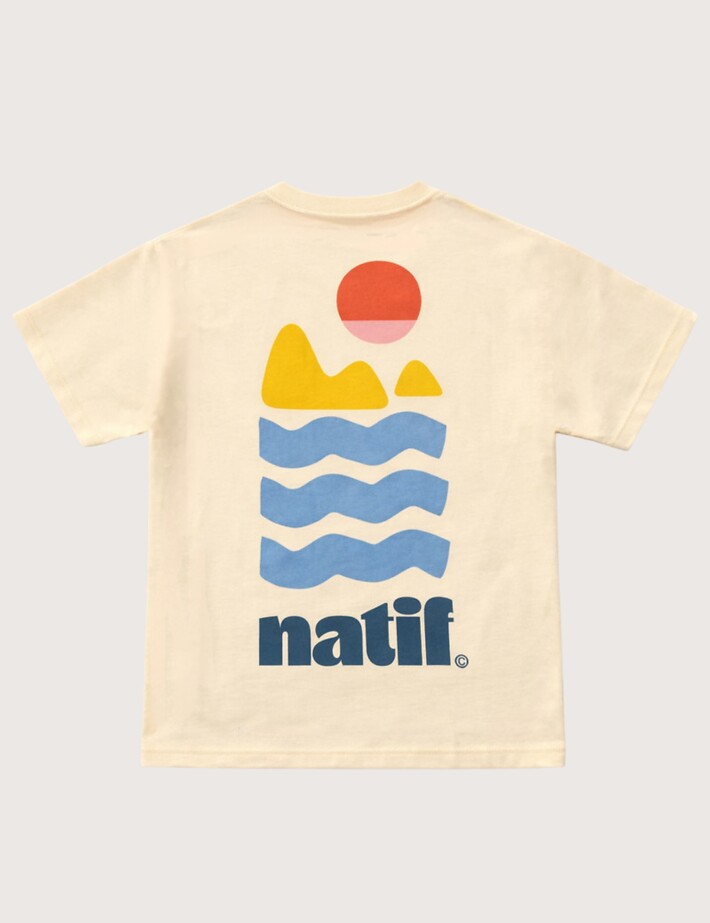 Natif T-Shirt Unisexe Medes Crème - 2