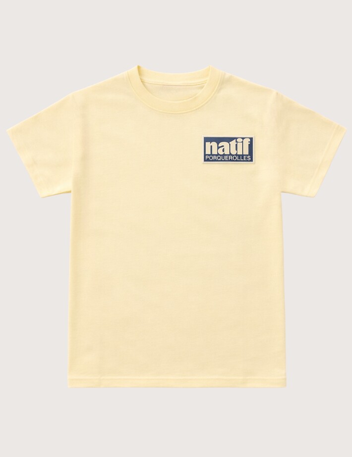 Natif T-Shirt Unisexe Porquerolles Crème