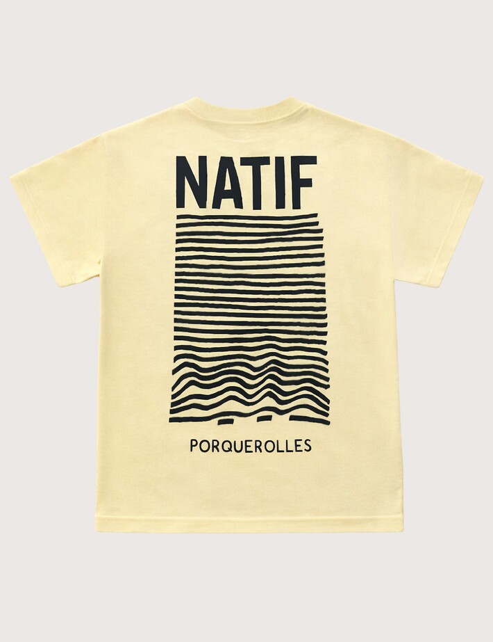 Natif T-Shirt Unisexe Porquerolles Crème - 2