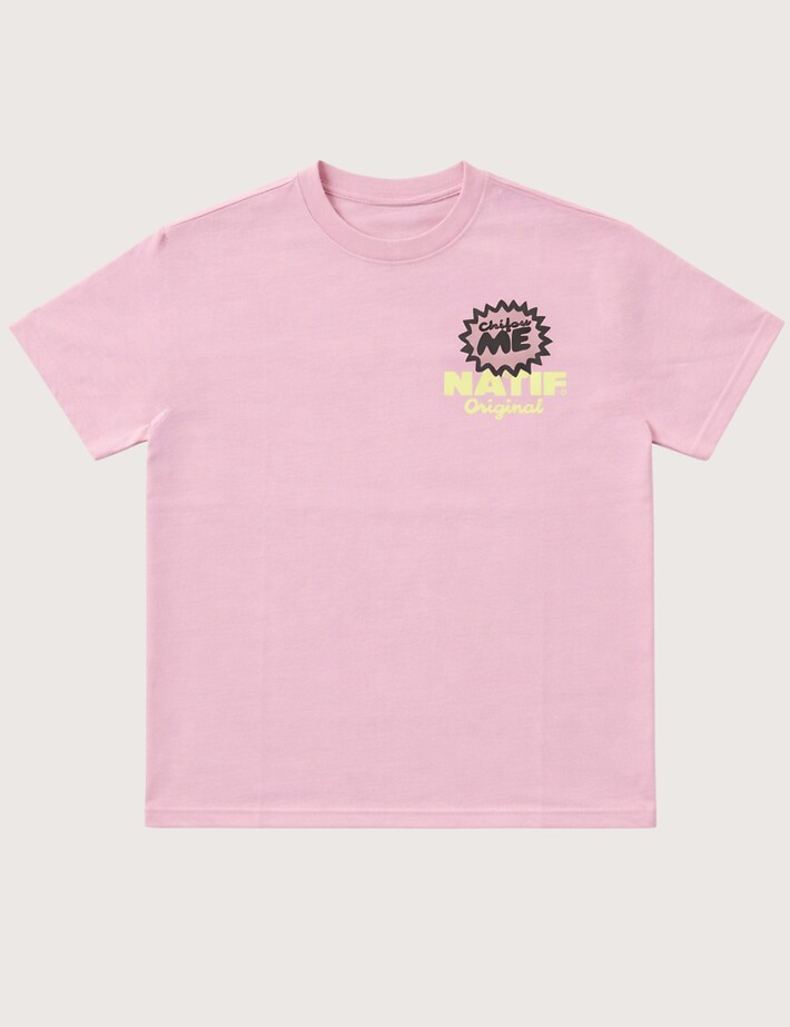 Natif T-Shirt Unisexe Chifou Me Rose
