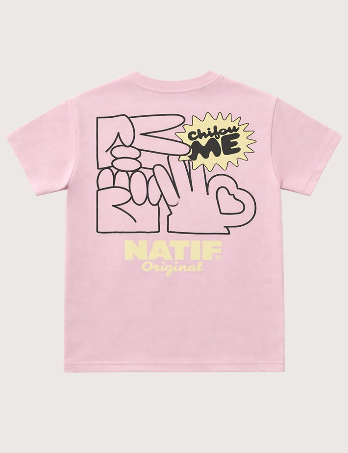 Natif T-Shirt Enfant Chifou Me Rose - 2