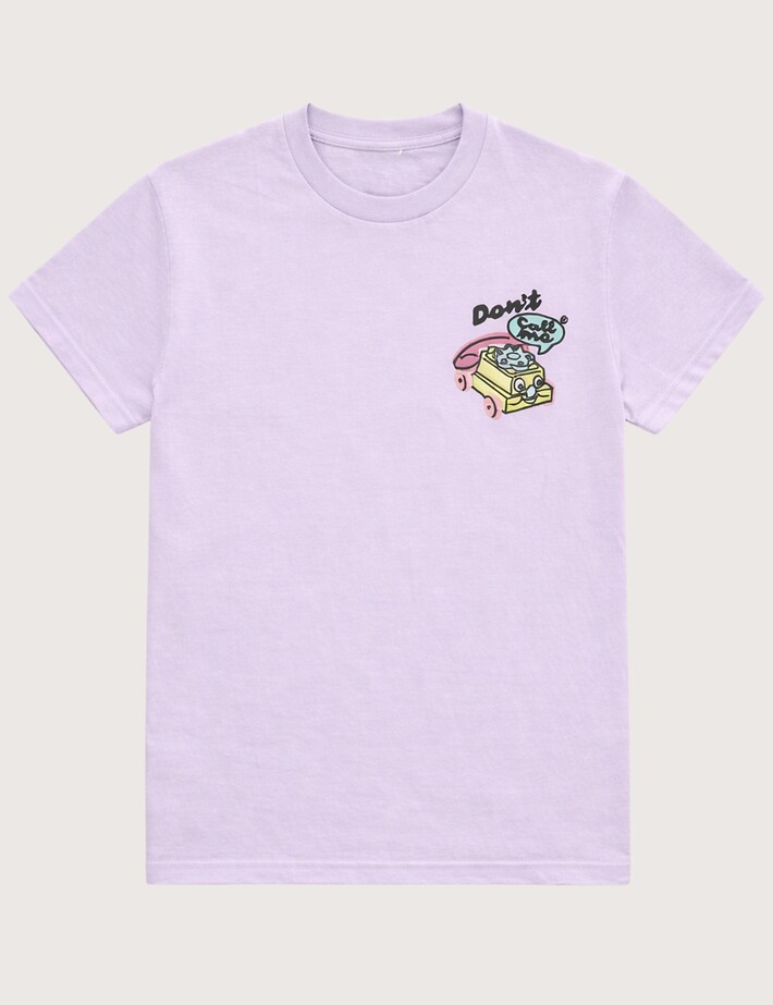 Natif T-Shirt Unisexe Just On Vacation Violet