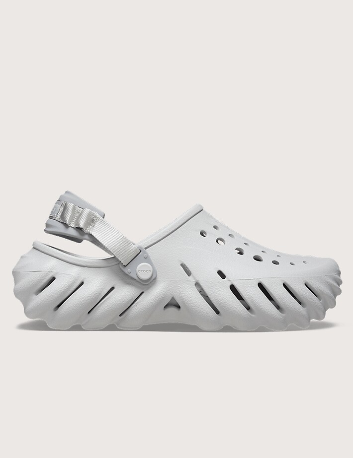 Crocs Sabots Homme Echo Clog Gris Clair