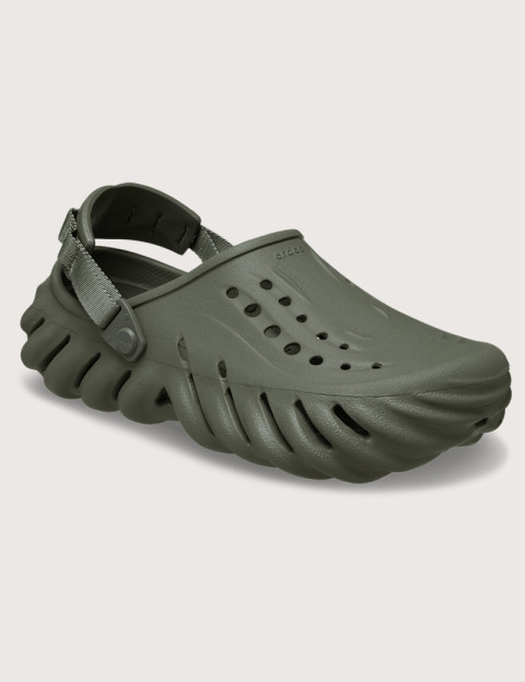 Crocs Sabots Homme Echo Clog Kaki - 5