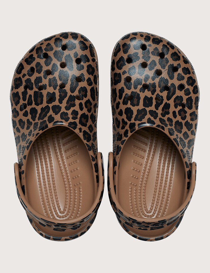 Crocs Sabots Unisex Classic Clog Animal Léopard Enfant - 3