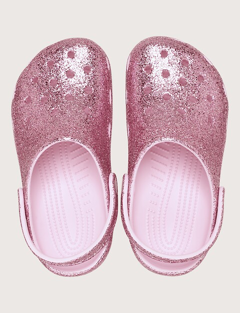 Crocs Sabots Classic Chunky Glitter Rose - 3
