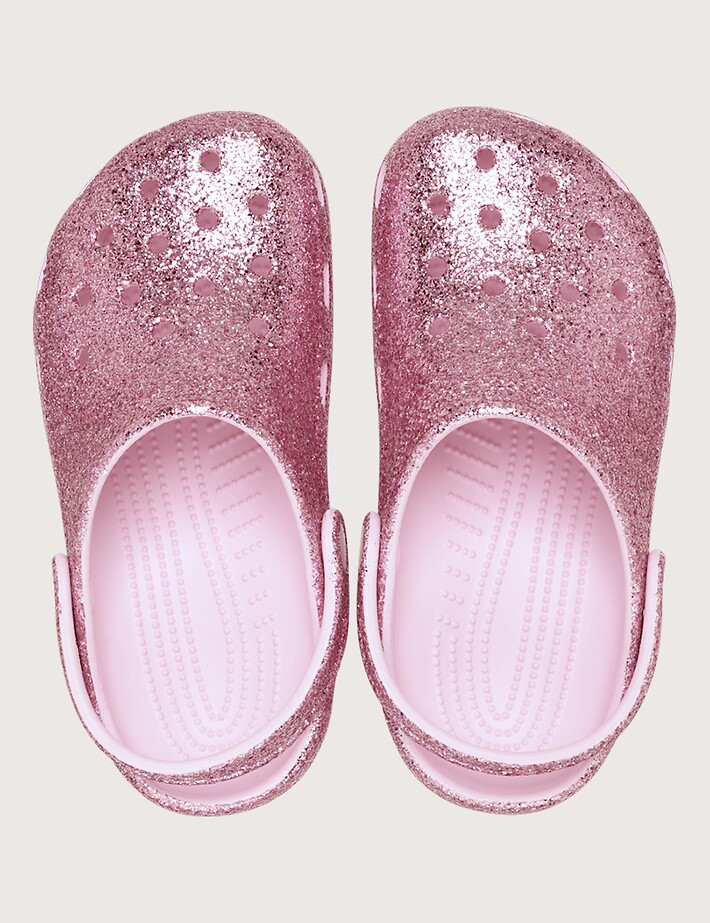 Crocs Sabots Classic Chunky Glitter Rose - 3