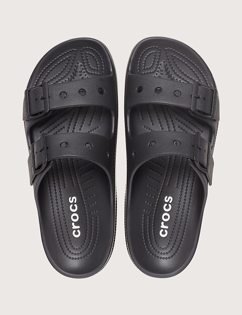 Crocs Sandales Homme Double Bride Noir - 3