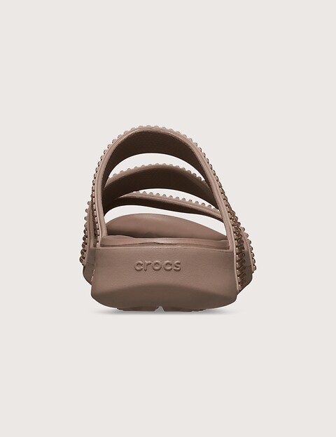Crocs Sandales Femme Gems Strappy Beige - 7