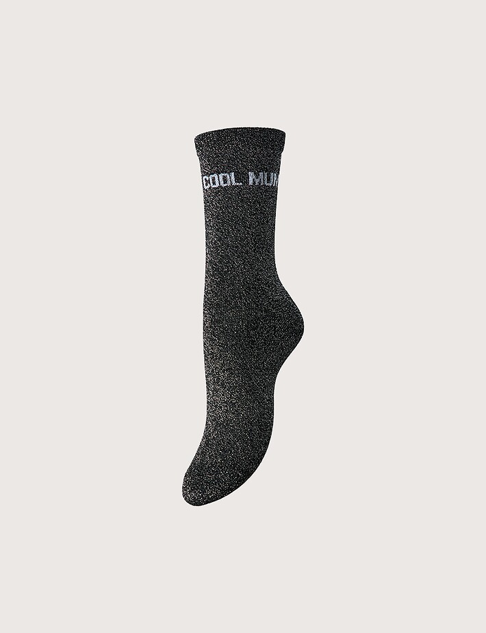 PIECES Chaussettes Lurex Nolia Noir