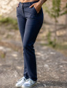 HBT Summer Chic Waffle | Kristin Pantalon Marine Femme