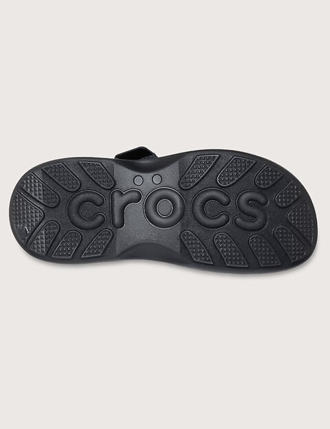 Crocs Sandales Compensées Femme Soho Double Bride Noir - 5