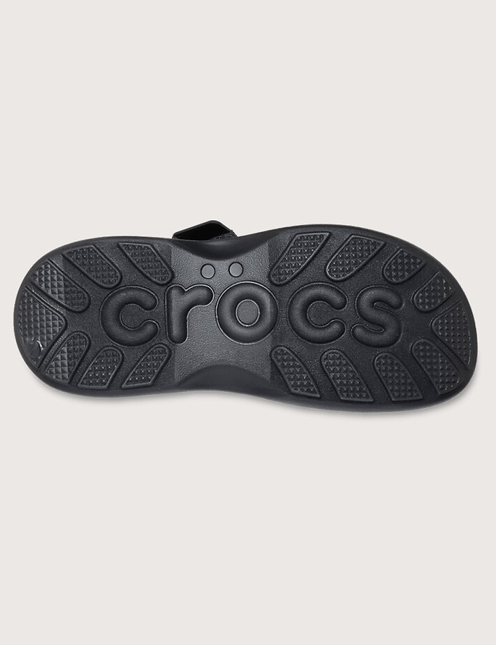 Crocs Sandales Compensées Femme Soho Double Bride Noir - 5