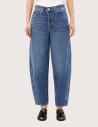 Armed Angels Jean Femme Coupe Ballon Baarly Barrel Bleu