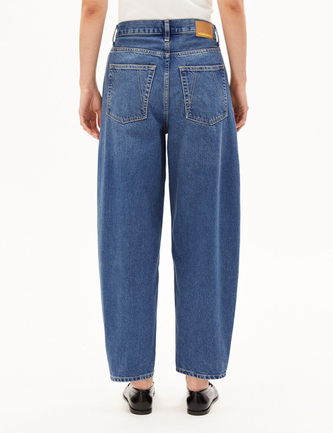Armed Angels Jean Femme Coupe Ballon Baarly Barrel Bleu - 3