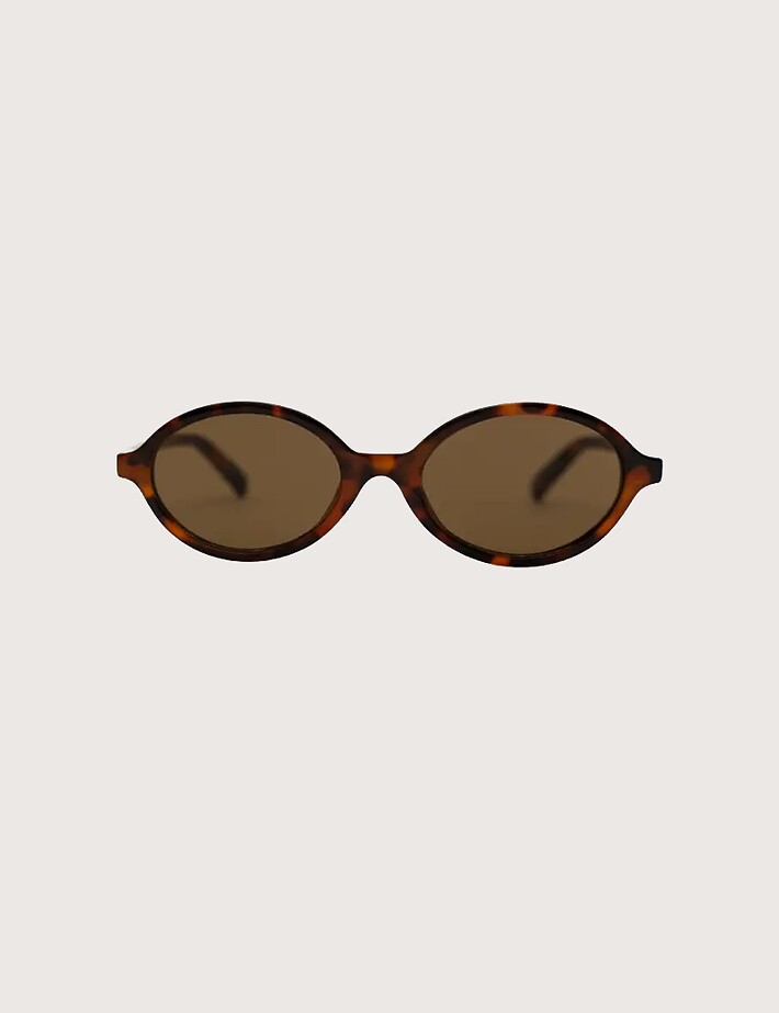 IYÜ Design Lunettes de Soleil Lena Ecaille Marron